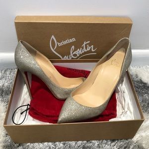 Christian Louboutin pigalle follies 100, glitter